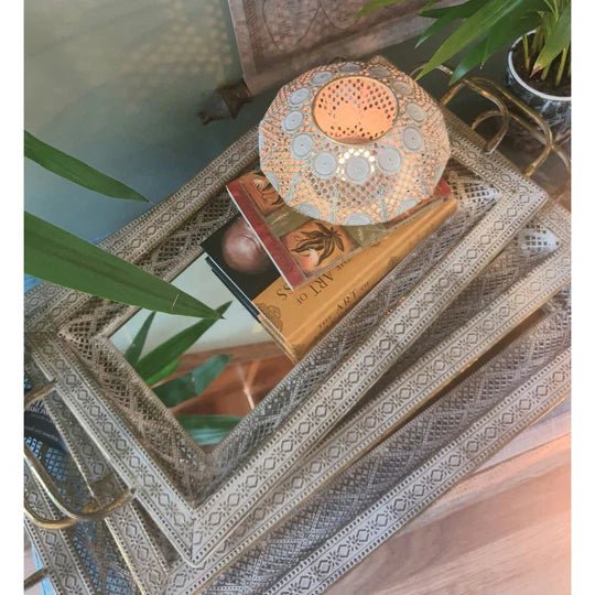 Latifa Tray S/3 - Abbey Furniture - Home & Interiors