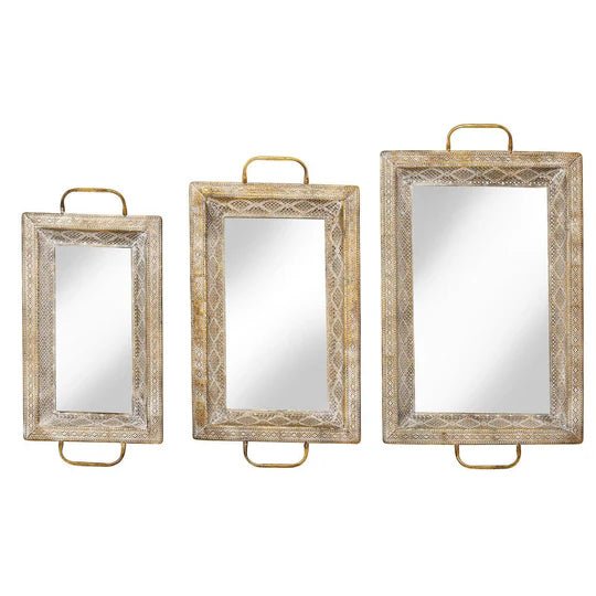 Latifa Tray S/3 - Abbey Furniture - Home & Interiors