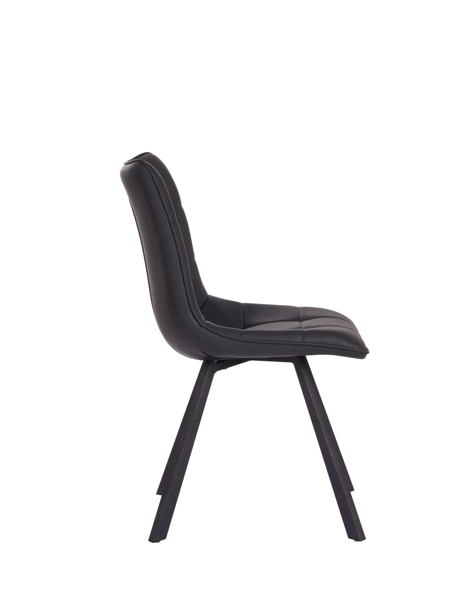 Louise PU Vintage Chair BLACK - Abbey Furniture - Home & Interiors