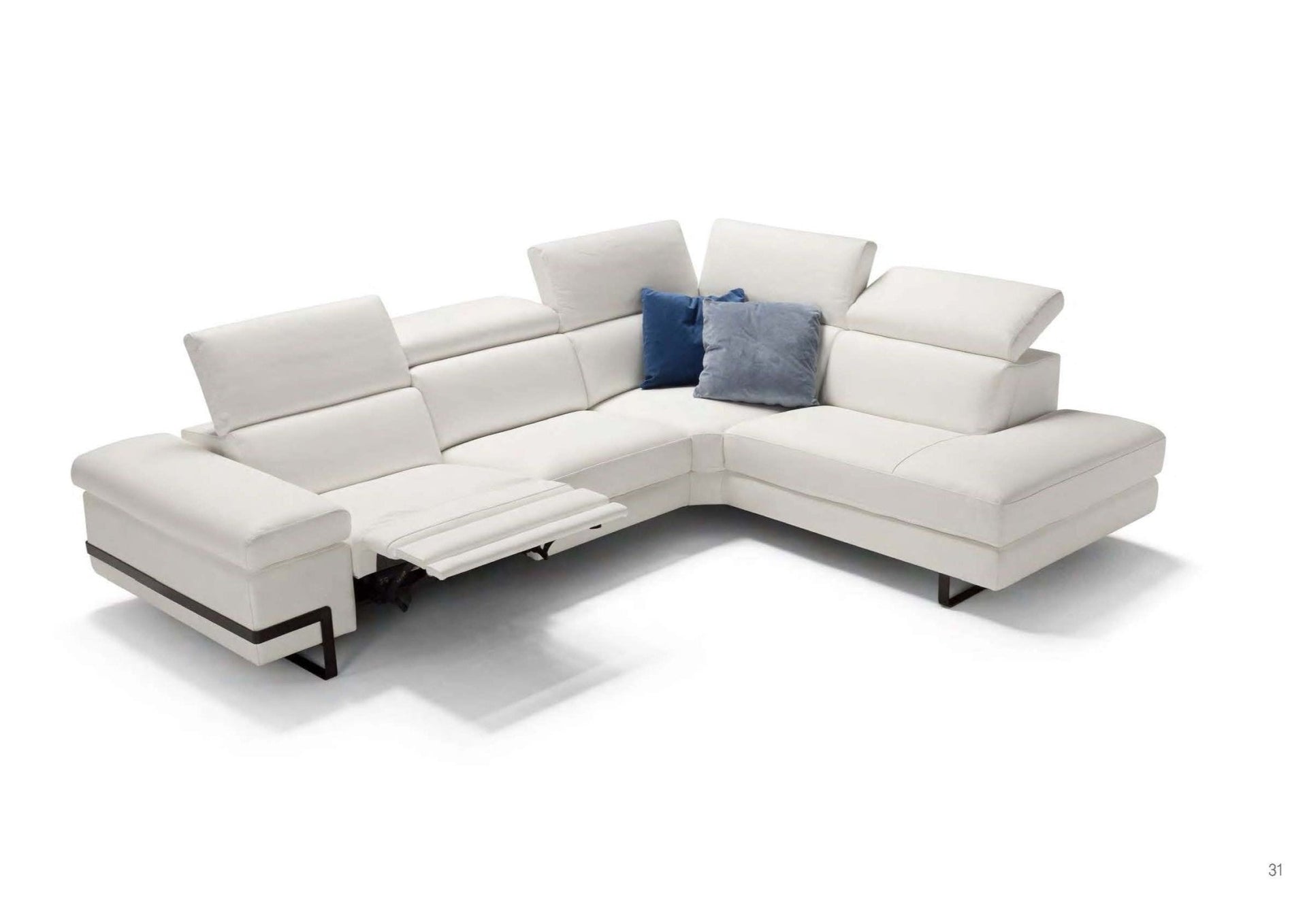 Luisa Corner with Electric Recliner - Abbey Furniture - Home & Interiors