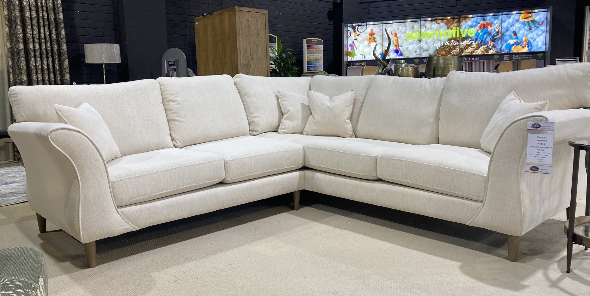 Malaga Sofa, Two Piece and Corner Range - Abbey Furniture - Home & Interiors