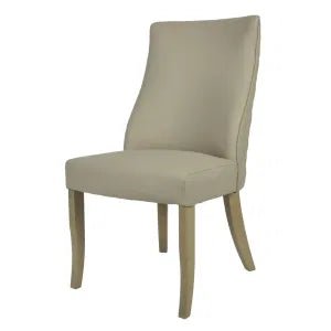 Millie Beige PU Chair - Abbey Furniture - Home & Interiors