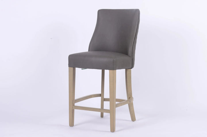 Millie Brown PU Counter Stool - Abbey Furniture - Home & Interiors