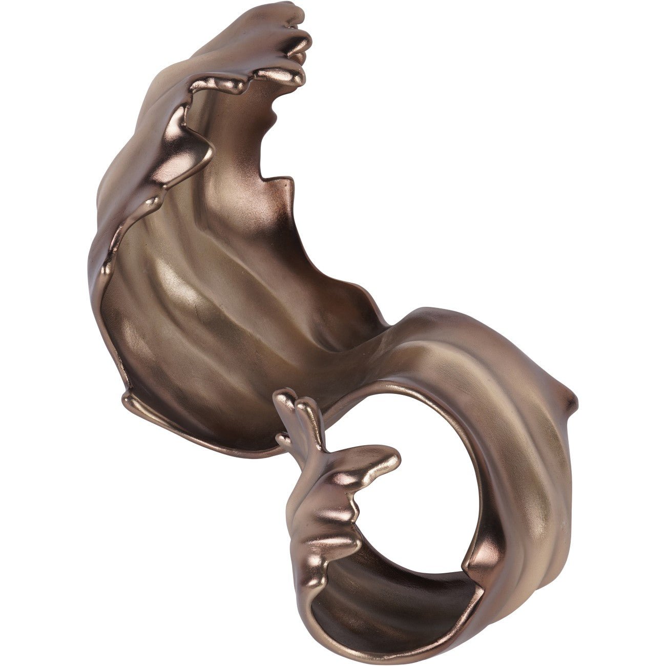Montrose Decorative Scroll Sculpture 50x28cm - Abbey Furniture - Home & Interiors