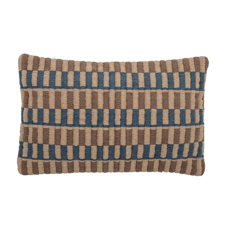 Newtown Cushion Blue Cotton - Abbey Furniture - Home & Interiors