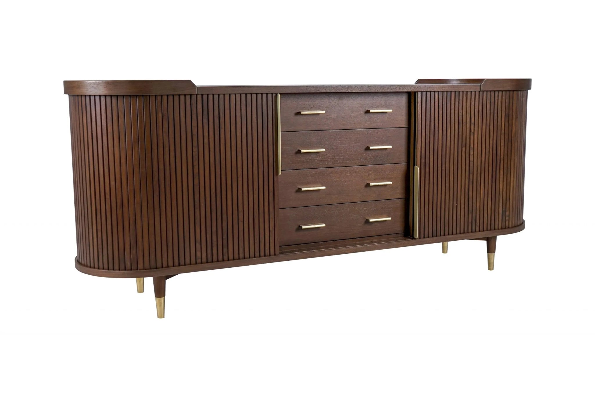 Preston Sideboard Walnut 200cm - Abbey Furniture - Home & Interiors