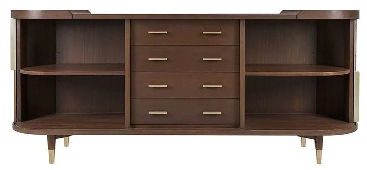 Preston Sideboard Walnut 200cm - Abbey Furniture - Home & Interiors