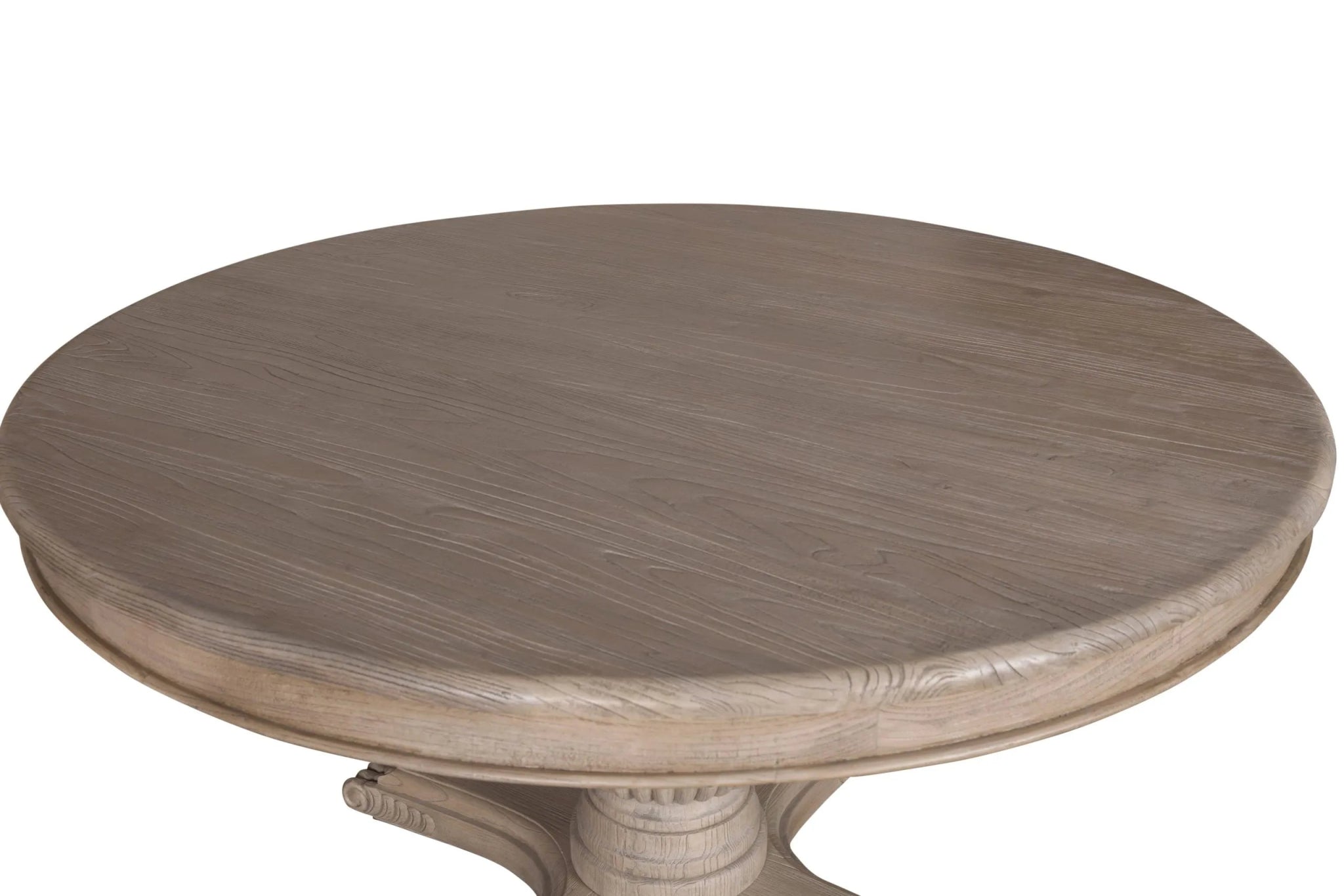 Rochelle 140cm Round Dining Table Rustic Brown - Abbey Furniture - Home & Interiors