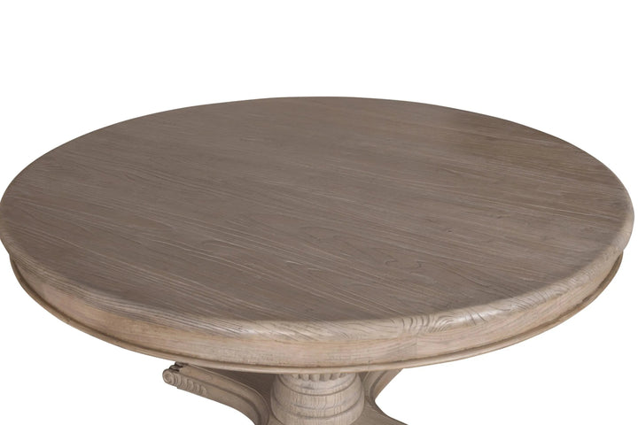 Rochelle 140cm Round Dining Table Rustic Brown - Abbey Furniture - Home & Interiors