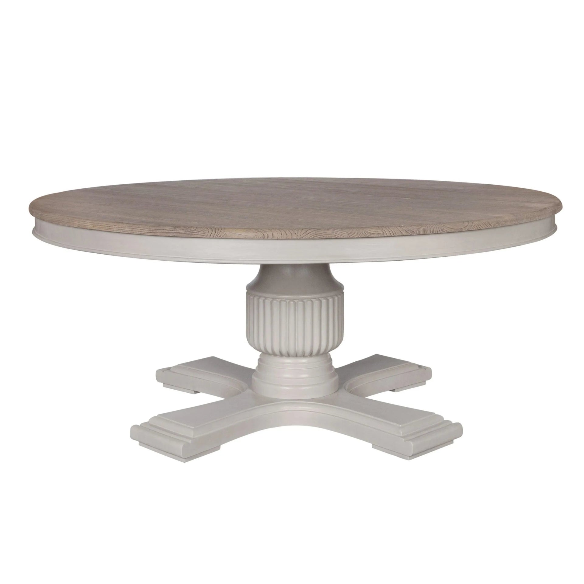 Rochelle Round 180cm Table Hardwick/Rustic - Abbey Furniture - Home & Interiors
