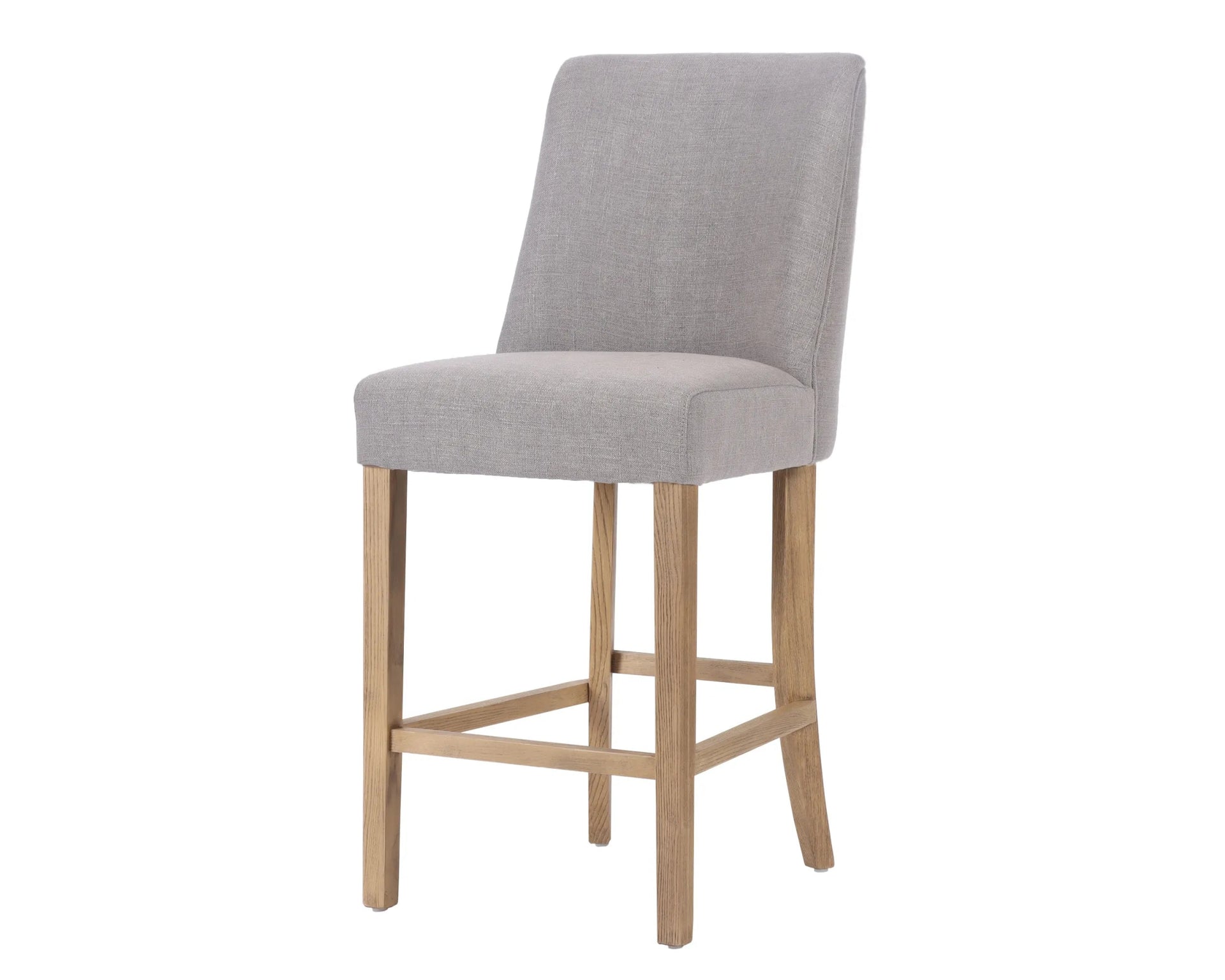 Rosa Sand Linen Counter Stool - Abbey Furniture - Home & Interiors
