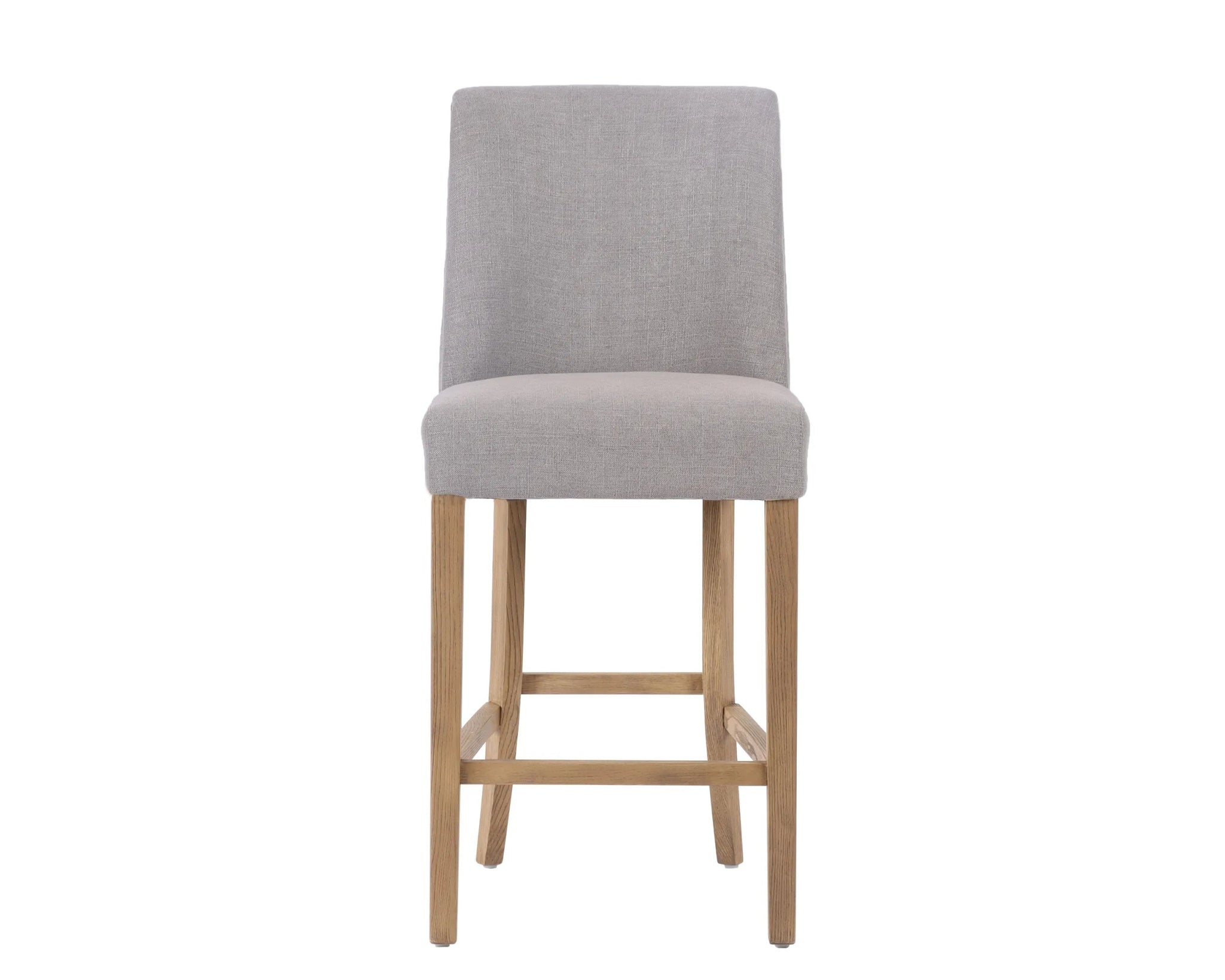 Rosa Sand Linen Counter Stool - Abbey Furniture - Home & Interiors