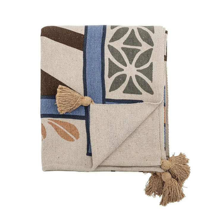 Rudaur Throw Blue - Abbey Furniture - Home & Interiors