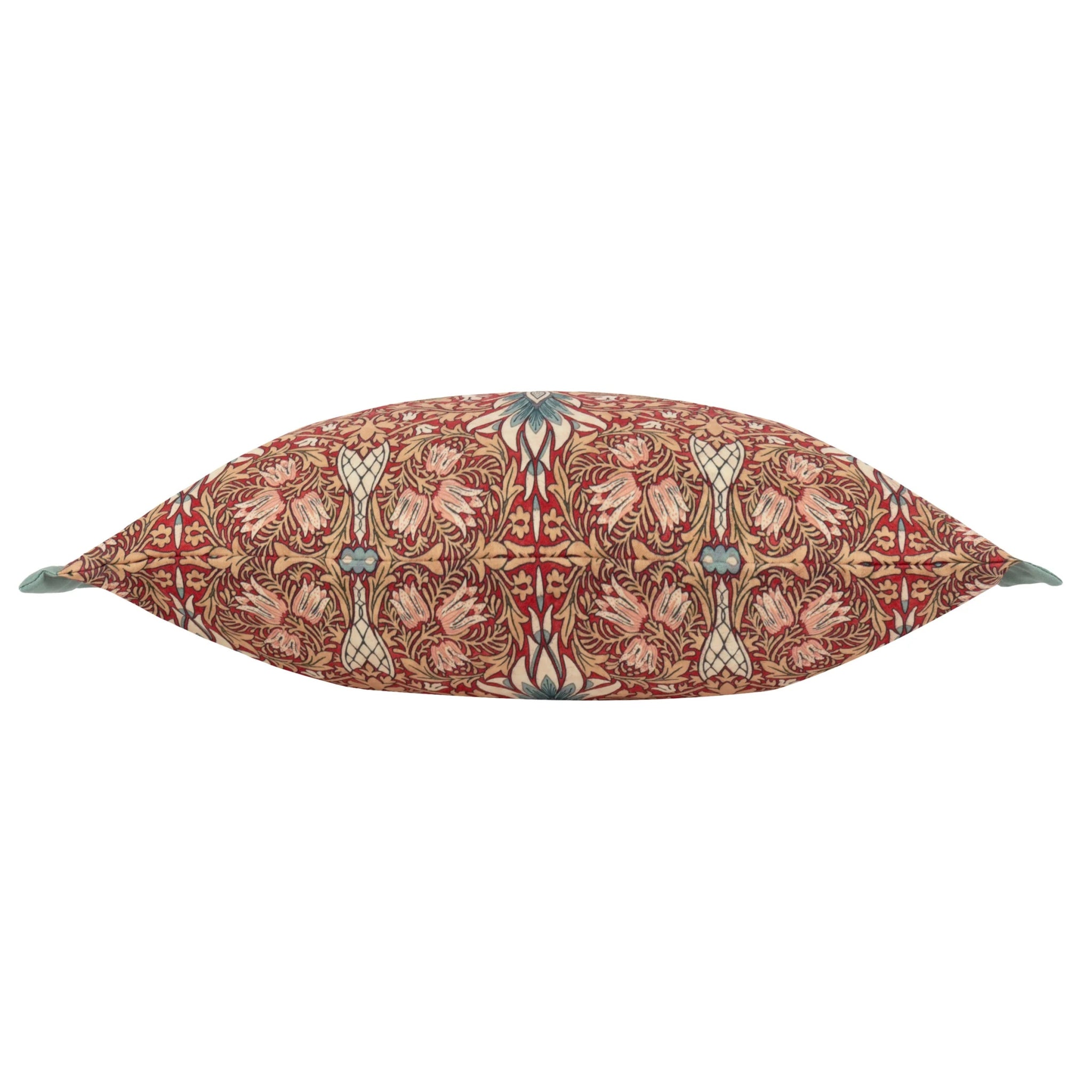Snakeshead Printed Outdoor Cushion Berry/Natural 40x60 - Abbey Furniture - Home & Interiors