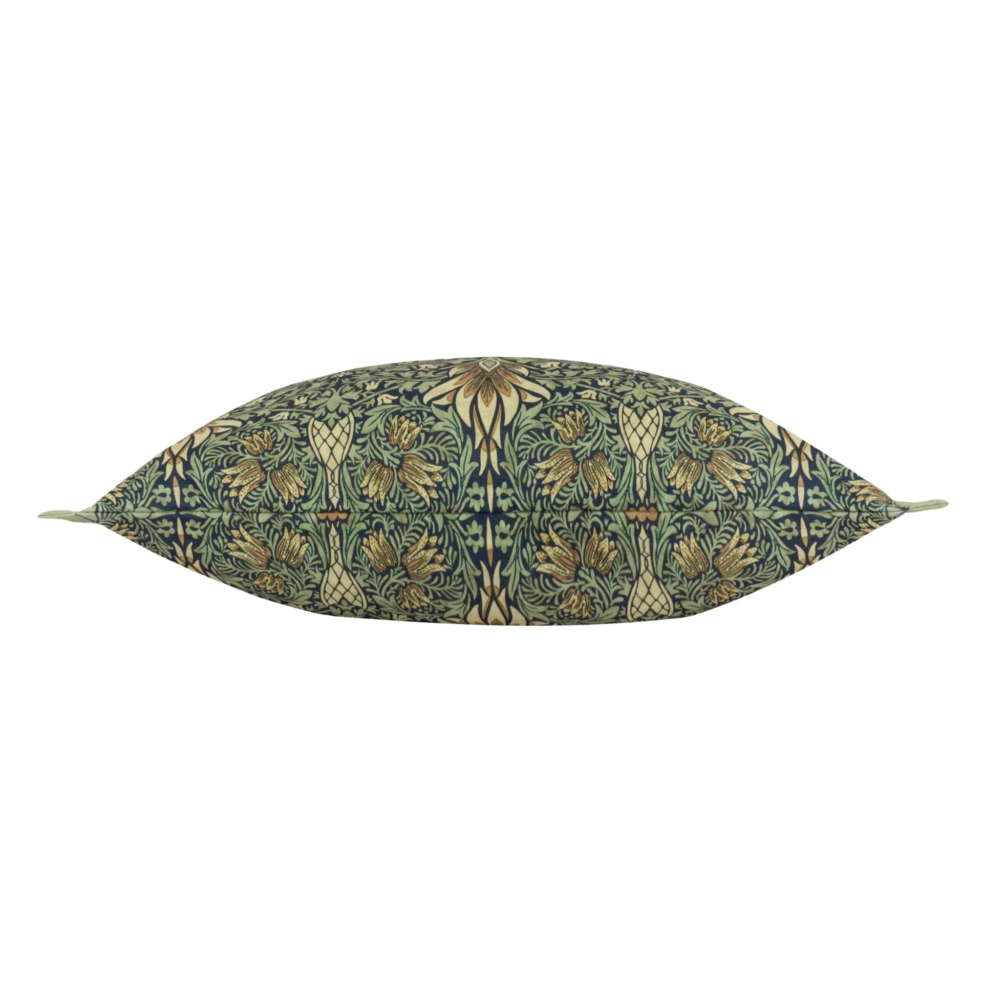 Snakeshead Printed Outdoor Cushion Indigo/Leaf Green 40x60 - Abbey Furniture - Home & Interiors