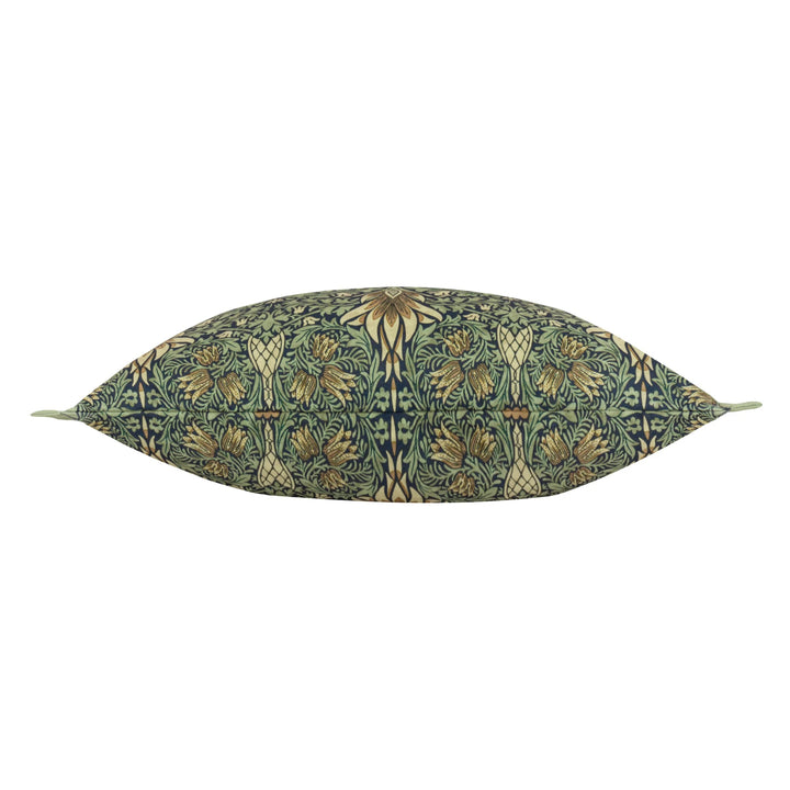 Snakeshead Printed Outdoor Cushion Indigo/Leaf Green 40x60 - Abbey Furniture - Home & Interiors