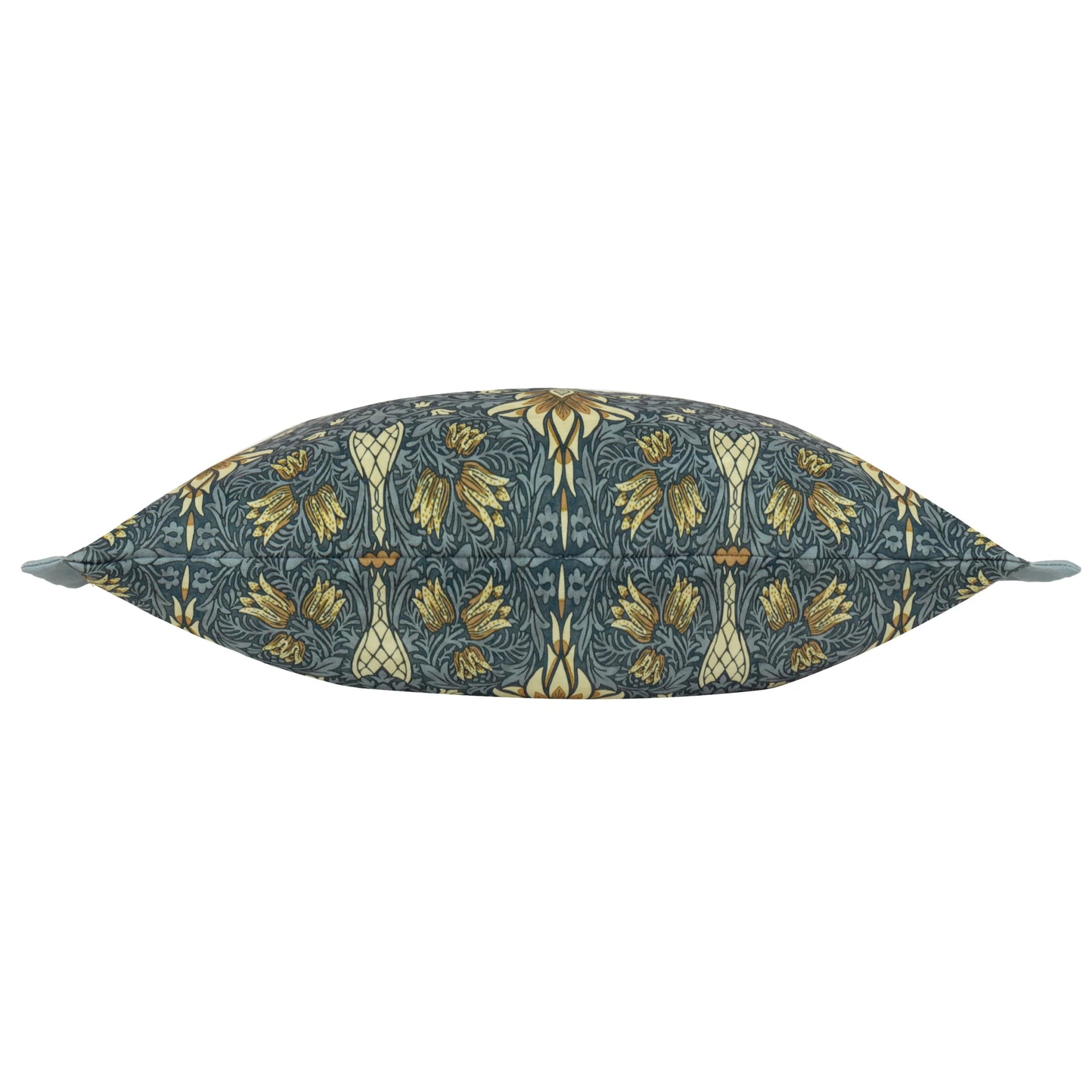 Snakeshead Printed Outdoor Cushion Indigo/Stone 40x60 - Abbey Furniture - Home & Interiors