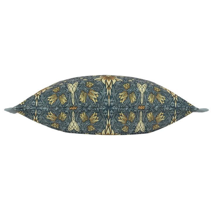 Snakeshead Printed Outdoor Cushion Indigo/Stone 40x60 - Abbey Furniture - Home & Interiors