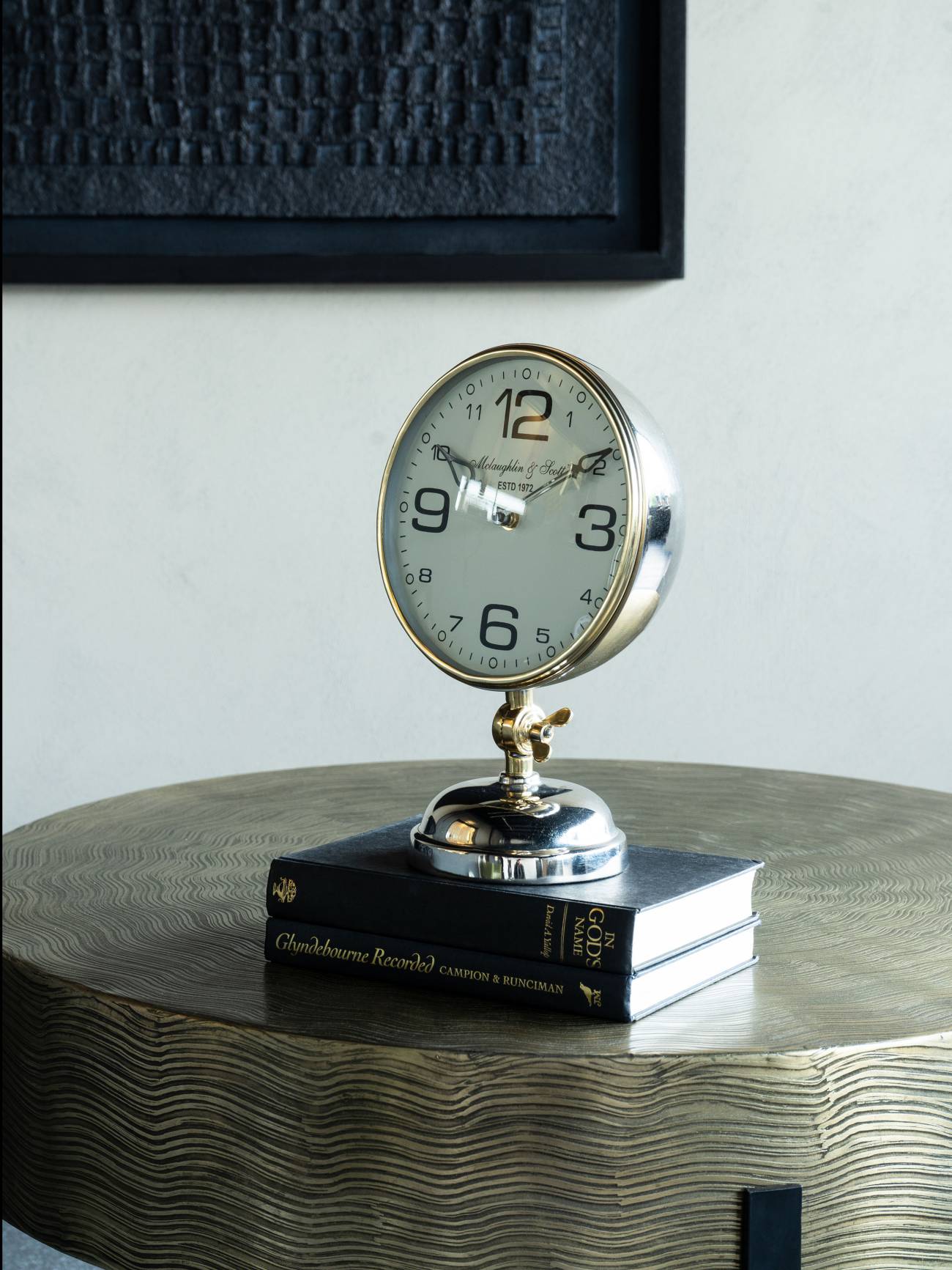 Stollard Mantle Clock - Abbey Furniture - Home & Interiors