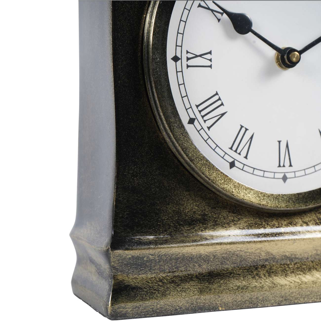 Tauton Antique Finish Mantel Clock Large - Abbey Furniture - Home & Interiors