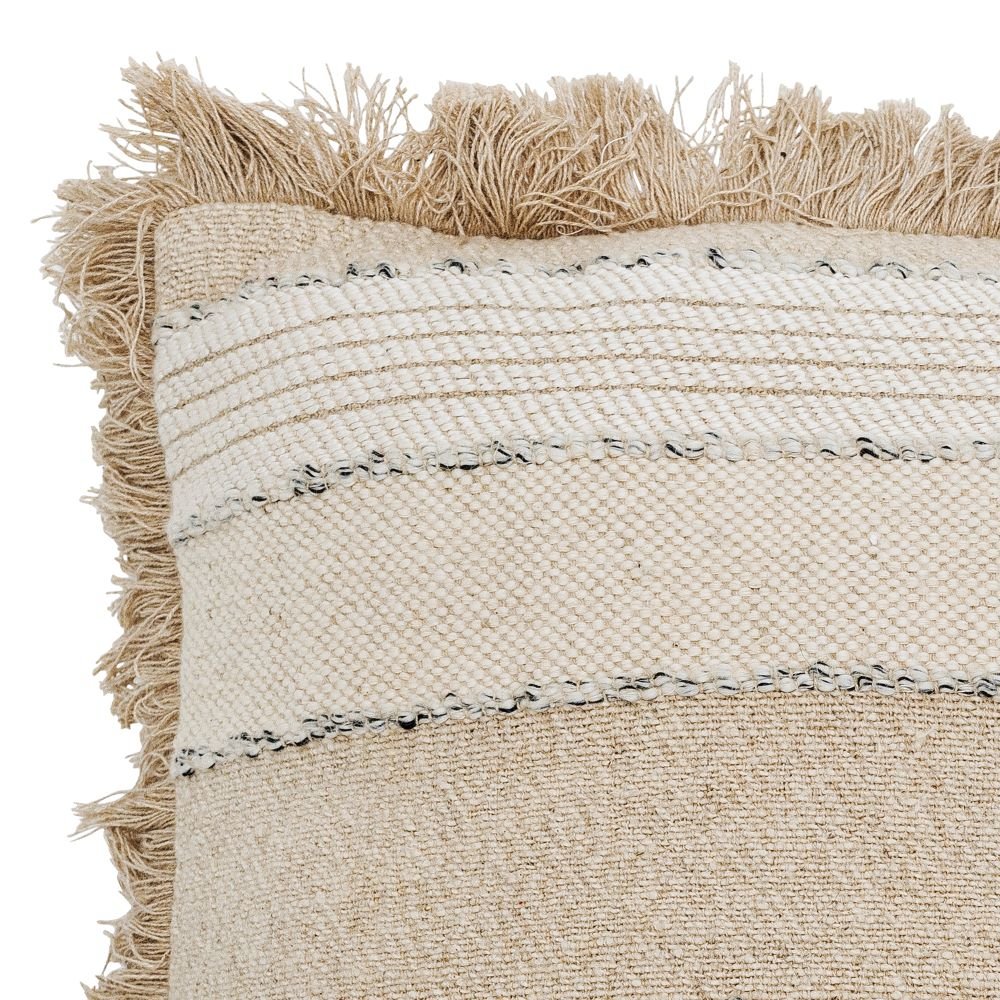 Totton Cushion Nature Cotton - Abbey Furniture - Home & Interiors