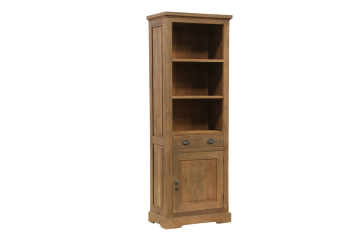 Verona Bookcase with 1 Door & 2 Drawers - Abbey Furniture - Home & Interiors