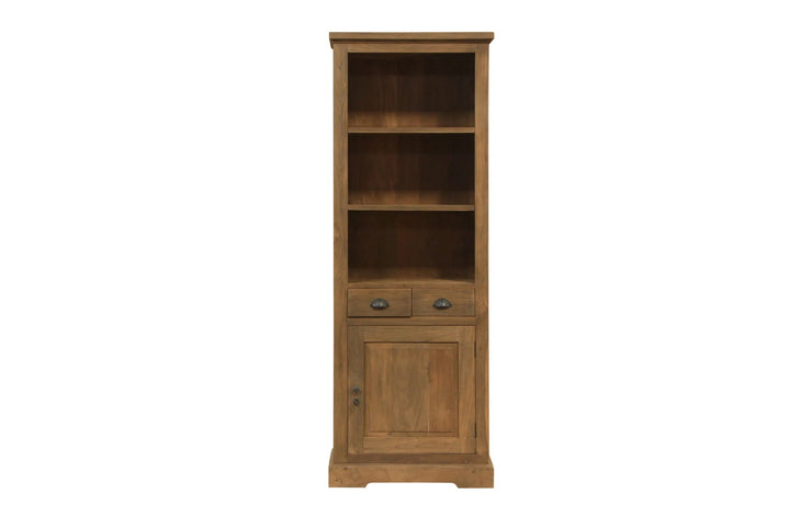 Verona Bookcase with 1 Door & 2 Drawers - Abbey Furniture - Home & Interiors