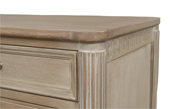 Willow 3 Door 3 Drawer Sideboard - Timber Wash - Abbey Furniture - Home & Interiors