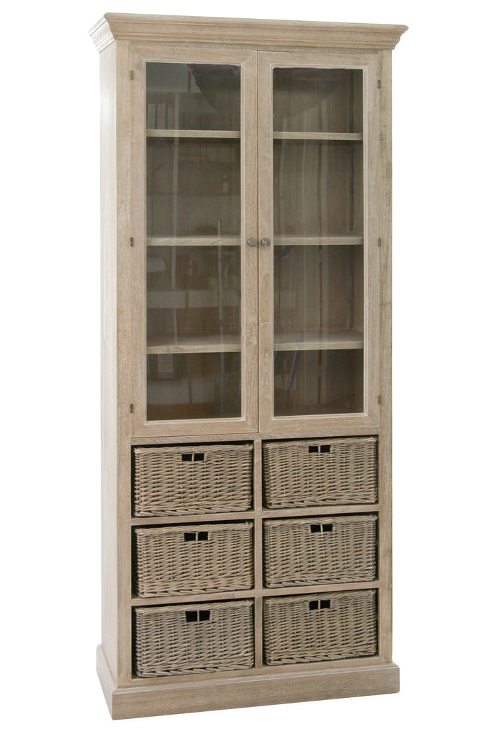 Leon 6 Basket 2 Door Cabinet