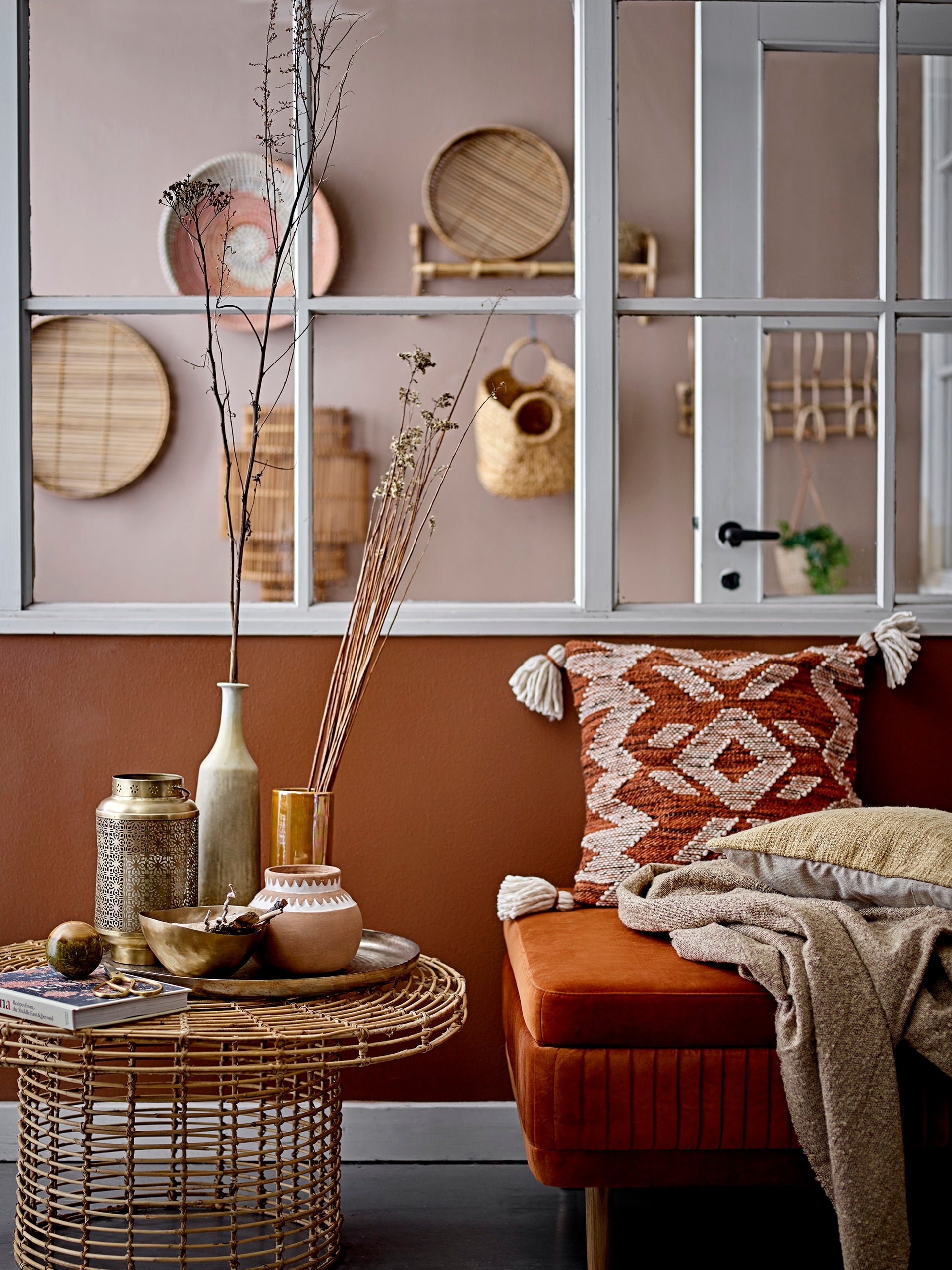 Multi Coloured Stoneware Vase