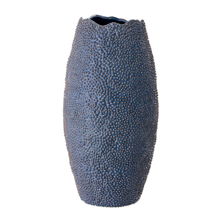 Stoneware Vase Blue