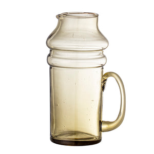 Cassie Jug - Brown Recycled Glass