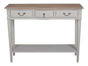Ana Double Console Table with Shelf