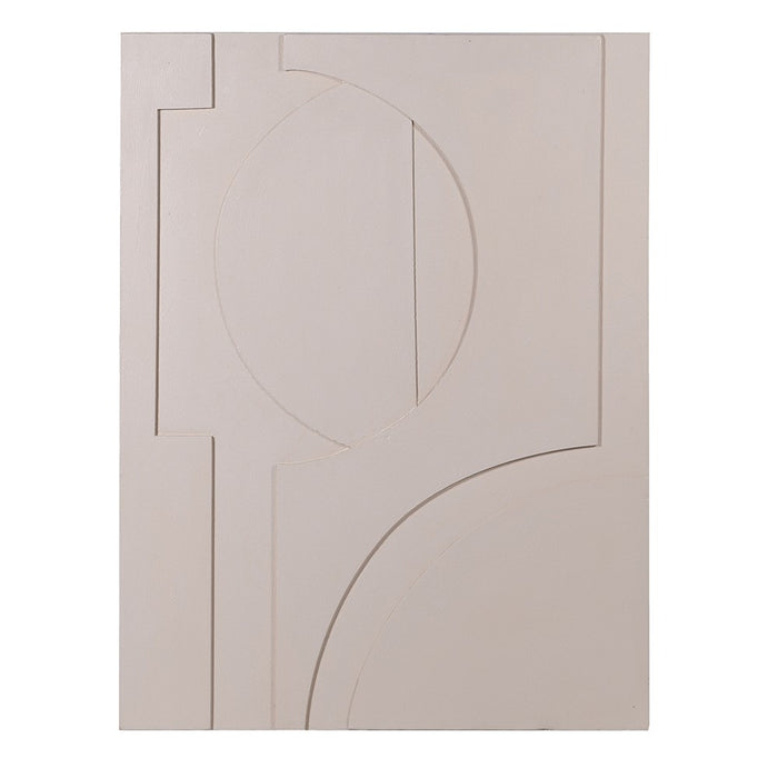 Beige Abstract Canvas