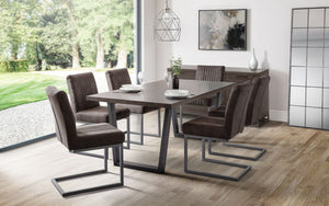 Brooklyn Dining Chair - Charcoal Grey