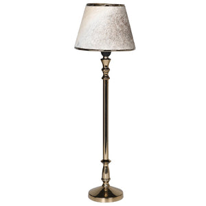 Gold Lamp with Hide Shade