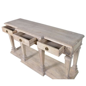 Imperial 3 Drawer Console Table