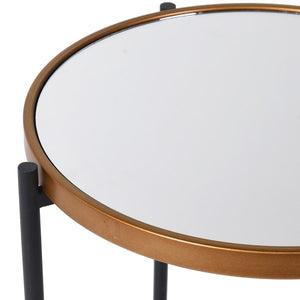 Medium Mirror Top Side Table