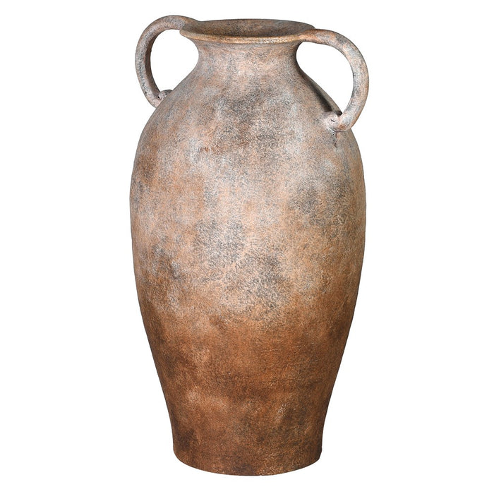 Mottle Effect Ceramic 2 Handle Vase