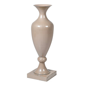 Pearl Enamel Footed Vase