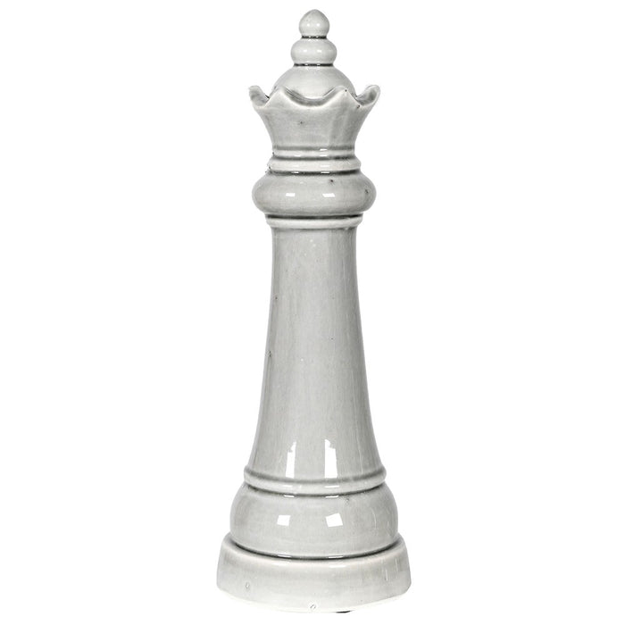 Distressed Queen Chess Piece Ornament