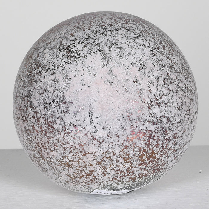 Frosted Brown Glass Ball