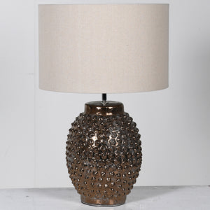 Studded Lamp with Shade