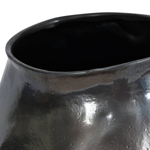 Selma Large Reactive Glaze Ceramic Vase 50 cm