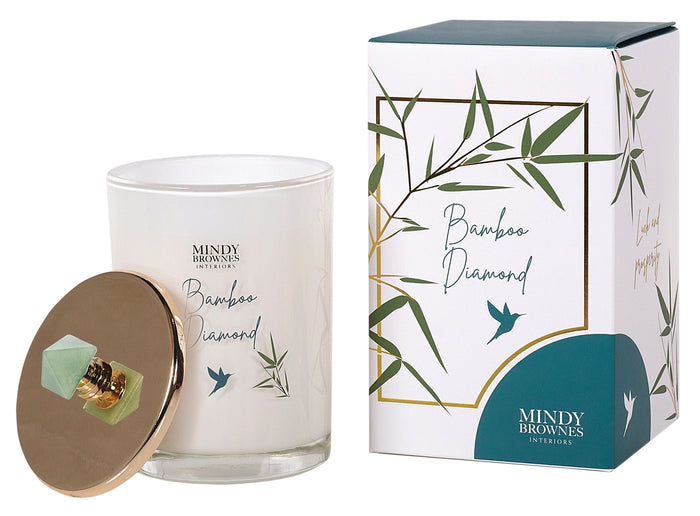 Bamboo Diamond Scented Candle (Zen02)