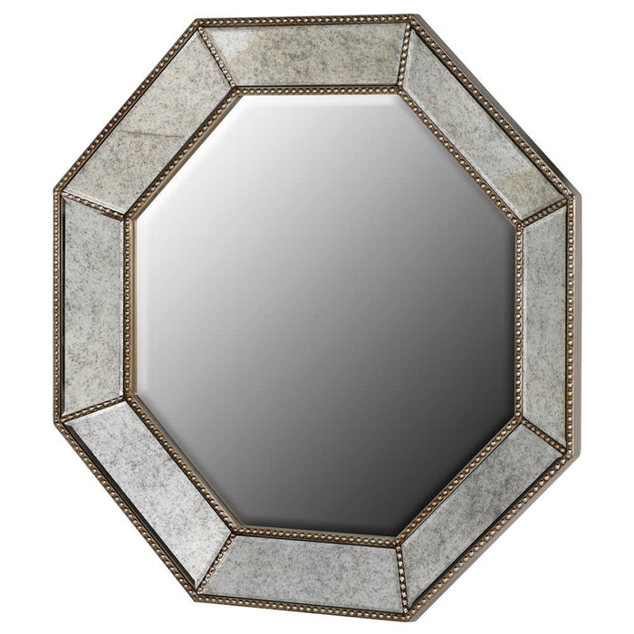 Octagon Champagne Wall Mirror